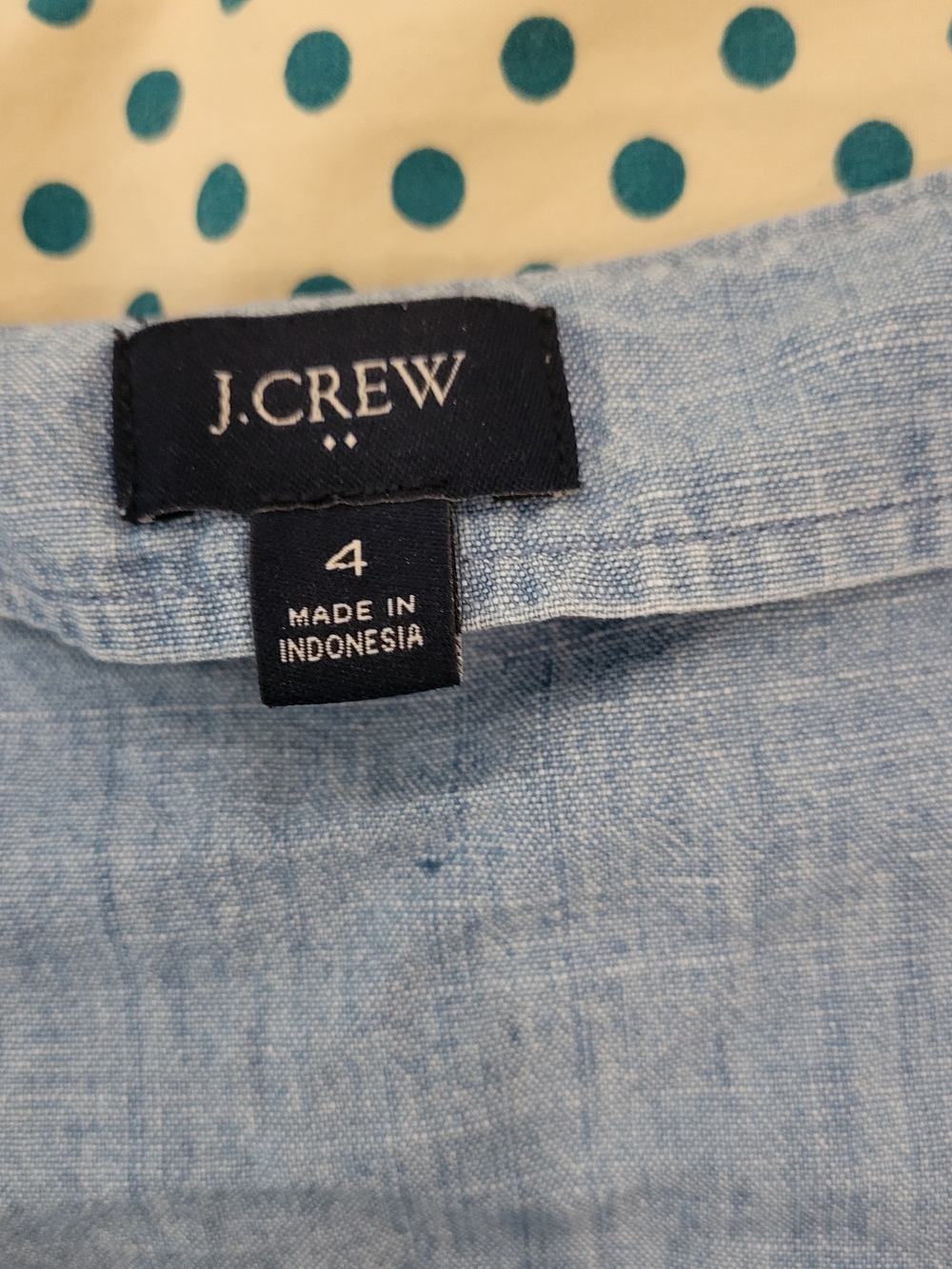 Chambray Tiered Puff-Sleeve Midi Dress with Pockets! - Picture 3 of 3